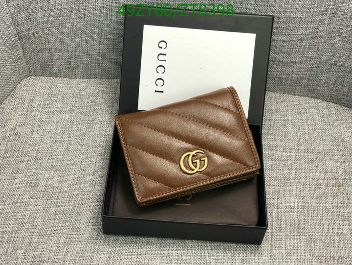 Gucci Bag-(4A)-Wallet-,Code: ZT8398,$: 49USD