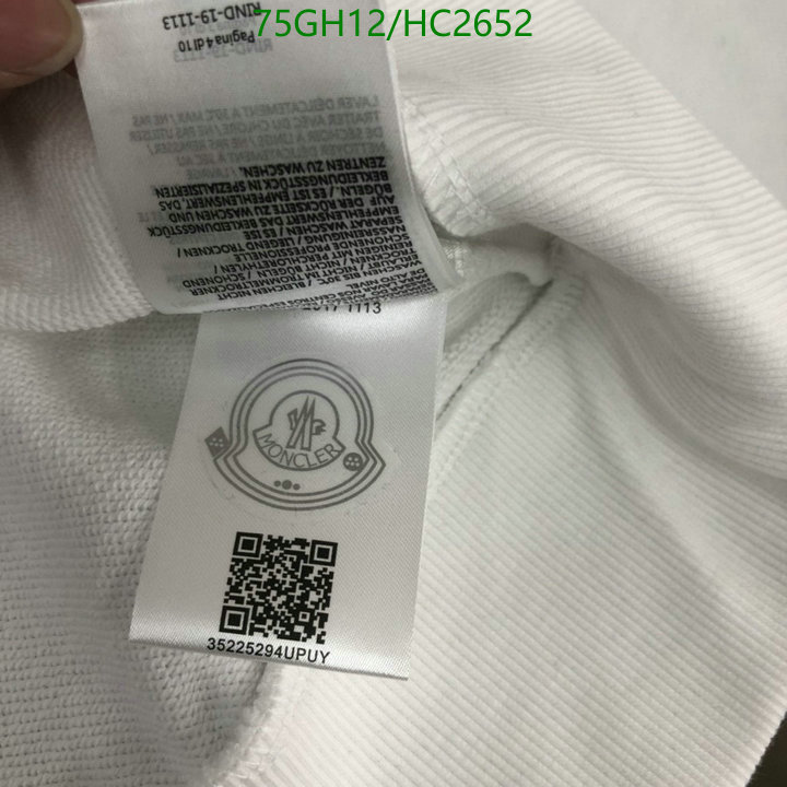 Clothing-Moncler, Code: HC2652,$: 75USD