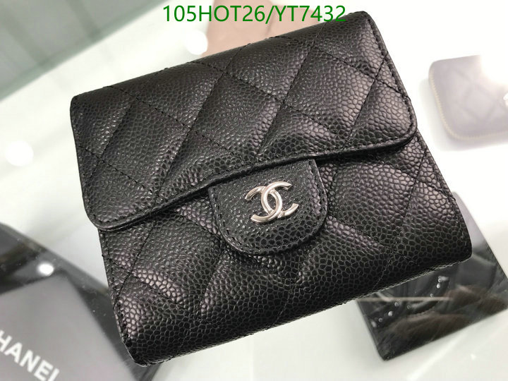 Chanel Bags -(Mirror)-Wallet-,Code: YT7432,$: 105USD
