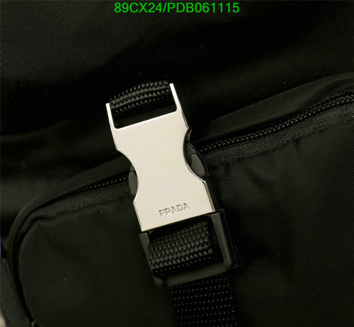 Prada Bag-(4A)-Backpack-,Code:PDB061115,$: 89USD