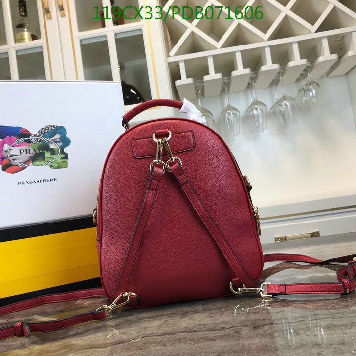 Prada Bag-(4A)-Backpack-,Code: PDB071606,$:119USD
