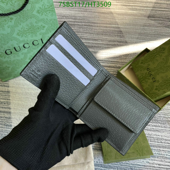 Gucci Bag-(Mirror)-Wallet-,Code: HT3509,$: 75USD