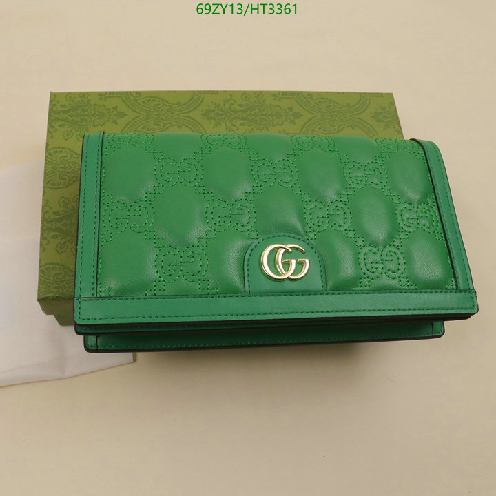 Gucci Bag-(4A)-Wallet-,Code: HT3361,$: 69USD