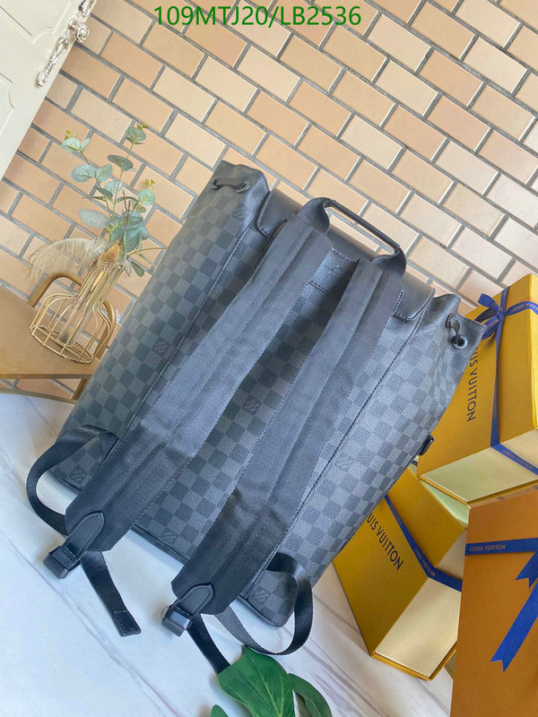 LV Bags-(4A)-Backpack-,Code: LB2536,$: 109USD