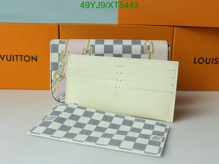 LV Bags-(4A)-Wallet-,Code: XT5449,$: 49USD