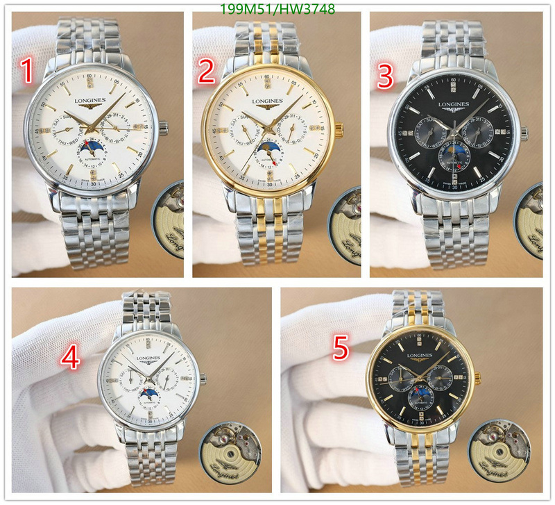 Watch-Mirror Quality-Longines, Code: HW3748,$: 199USD