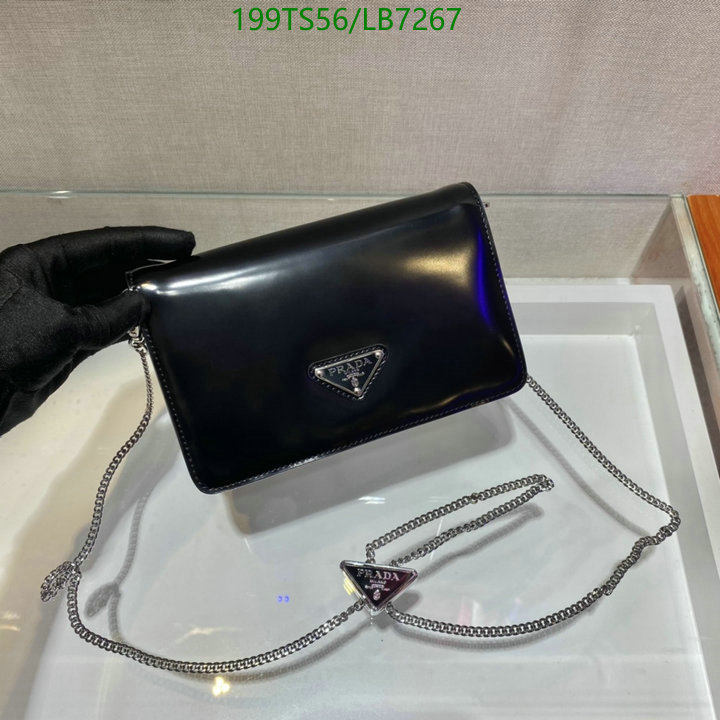 Prada Bag-(Mirror)-Diagonal-,Code: LB7267,$: 199USD