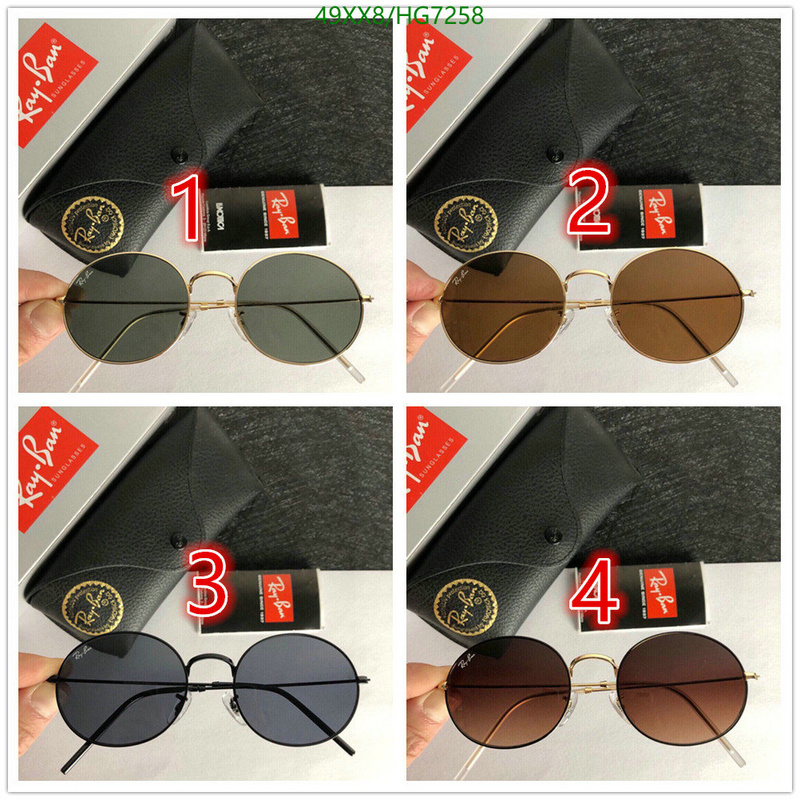 Glasses-Ray-Ban, Code: HG7258,$: 49USD