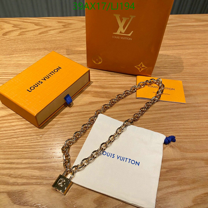 Jewelry-LV,Code: LJ194,$: 39USD