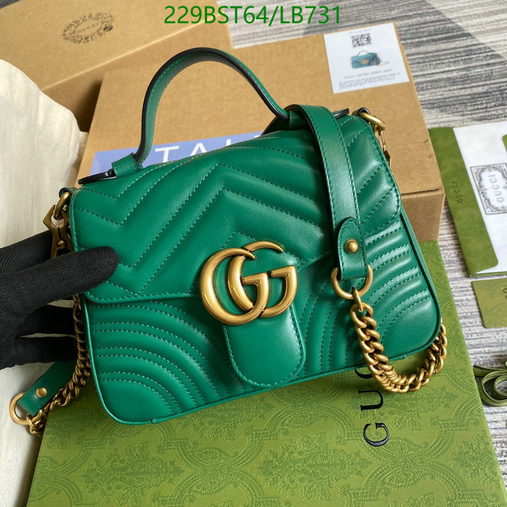 Gucci Bag-(Mirror)-Marmont,Code: LB731,$: 229USD