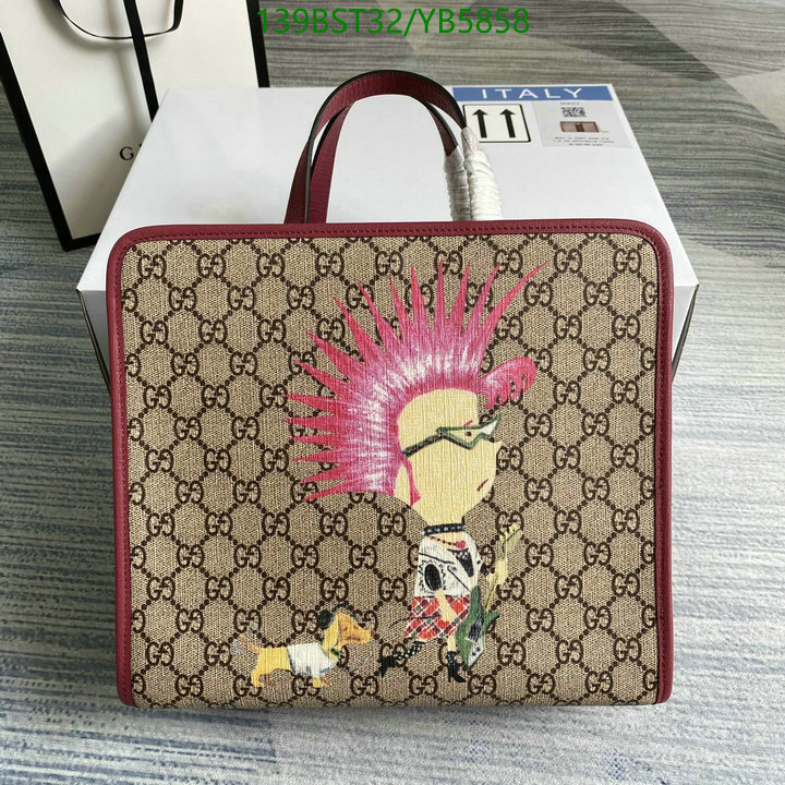 Gucci Bag-(Mirror)-Handbag-,Code: YB5858,$: 139USD