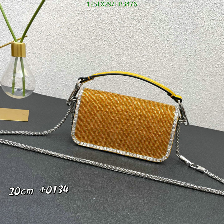 Valentino Bag-(4A)-LOC-V Logo ,Code: HB3476,$: 125USD