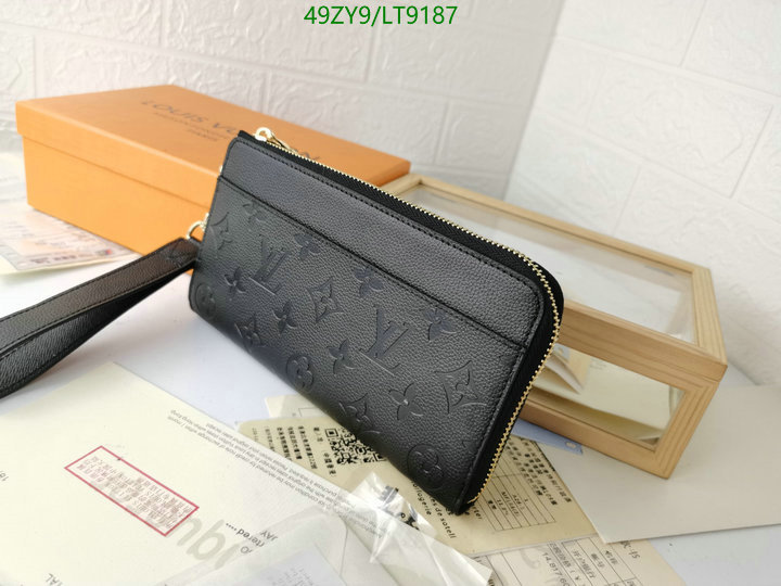 LV Bags-(4A)-Wallet-,Code: LT9187,$: 49USD