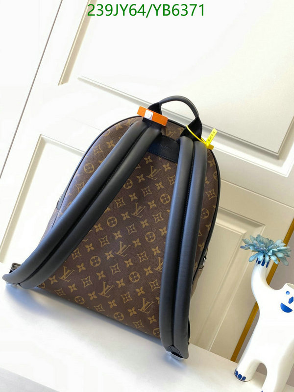 LV Bags-(Mirror)-Backpack-,Code: YB6371,$: 239USD