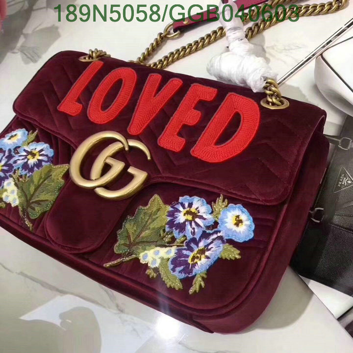 Gucci Bag-(Mirror)-Marmont,Code:GGB040603,$: 189USD