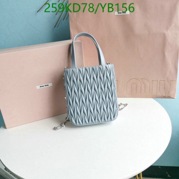 Miu Miu Bag-(Mirror)-Diagonal-,Code: YB156,$: 259USD