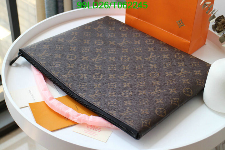 LV Bags-(Mirror)-Wallet-,Code: T062245,$: 99USD