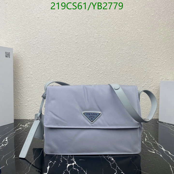 Prada Bag-(Mirror)-Diagonal-,Code: YB2779,$: 219USD