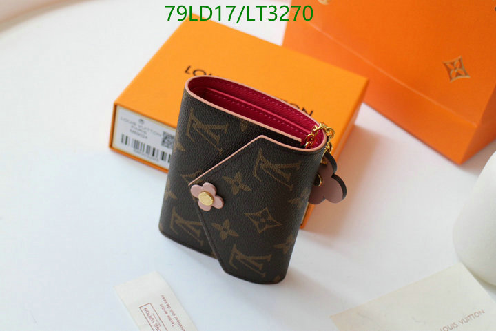 LV Bags-(Mirror)-Wallet-,Code: LT3270,$: 79USD