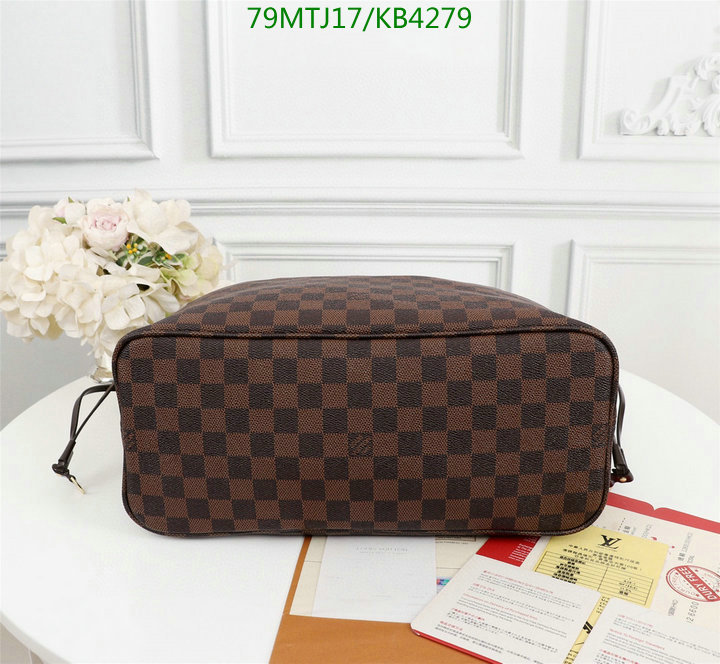 LV Bags-(4A)-Neverfull-,Code: KB4279,$: 79USD