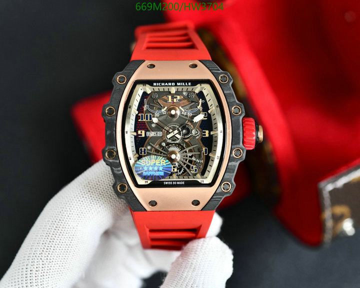 Watch-Mirror Quality-Richard Mille, Code: HW3704,$: 669USD