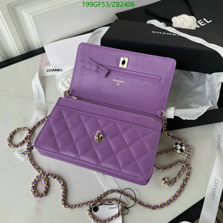 Chanel Bags -(Mirror)-Diagonal-,Code: ZB2406,$: 199USD