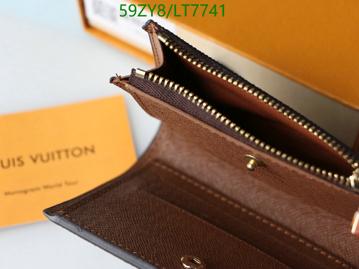 LV Bags-(4A)-Wallet-,Code: LT7741,$: 59USD