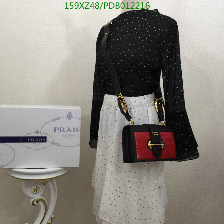 Prada Bag-(Mirror)-Diagonal-,Code: PDB012216,$:159USD