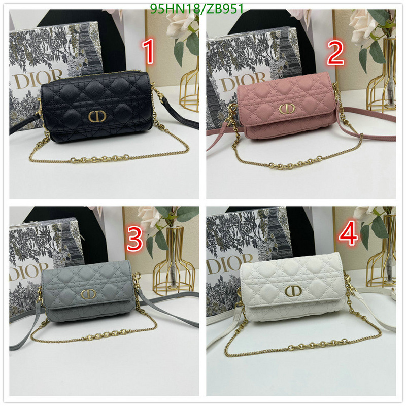 Dior Bags-(4A)-Caro-,Code: ZB951,$: 95USD