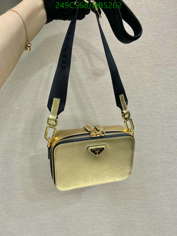 Prada Bag-(Mirror)-Diagonal-,Code: HB5262,$: 249USD