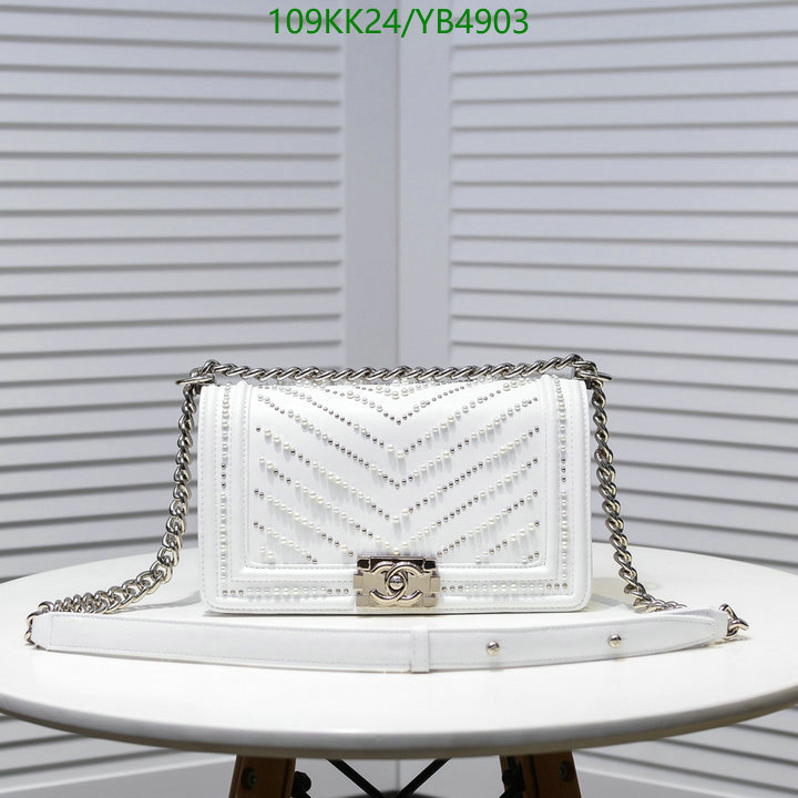 Chanel Bags ( 4A )-Le Boy,Code: YB4903,$: 109USD
