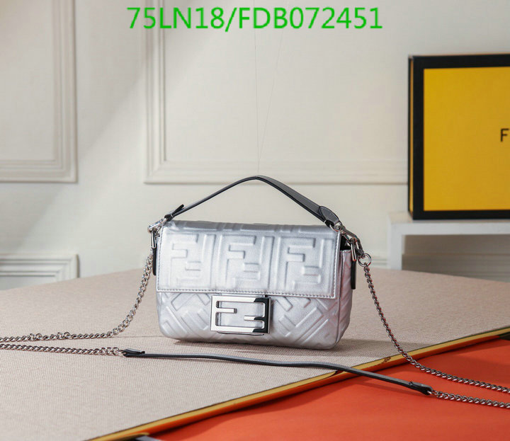 Fendi Bag-(4A)-Baguette-,Code: FDB072451,$: 75USD