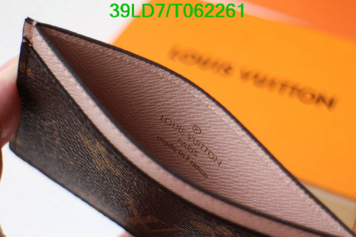 LV Bags-(Mirror)-Wallet-,Code: T062261,$: 39USD