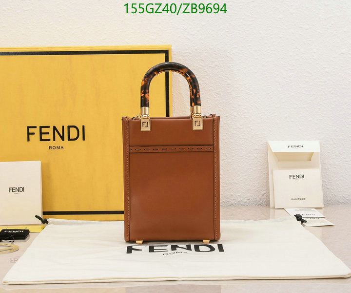 Fendi Bag-(Mirror)-Sunshine,Code: ZB9694,$: 155USD