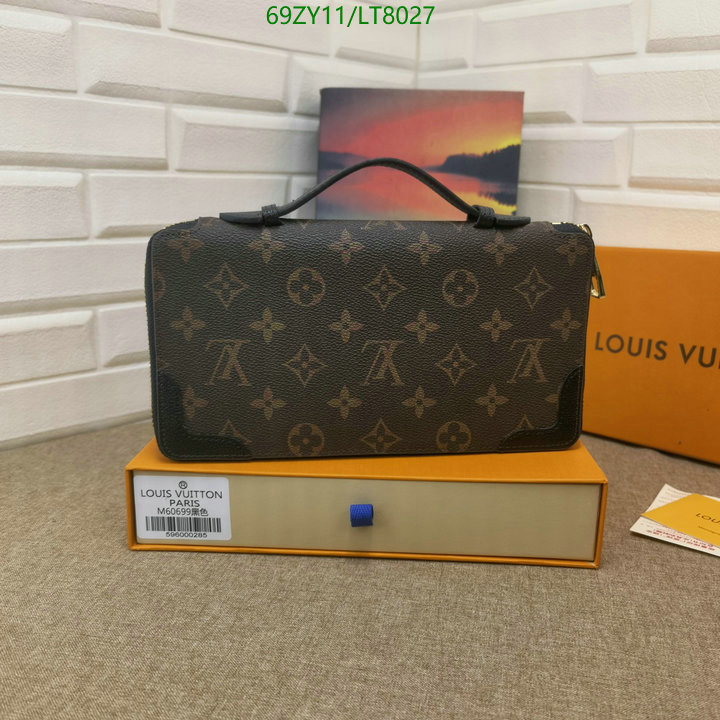 LV Bags-(4A)-Wallet-,Code: LT8027,$: 69USD