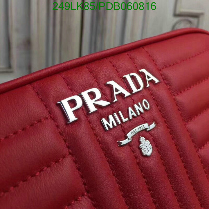 Prada Bag-(Mirror)-Diagonal-,Code: PDB060816,$: 249USD