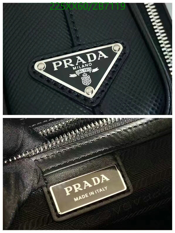 Prada Bag-(Mirror)-Diagonal-,Code: ZB7119,$: 225USD