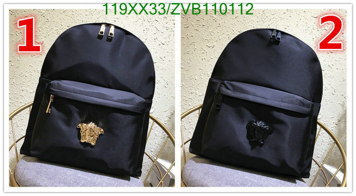 Versace Bag-(Mirror)-Backpack-,Code: ZVB110112,$:119USD