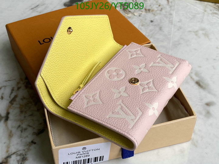 LV Bags-(Mirror)-Wallet-,Code: YT5089,$: 105USD