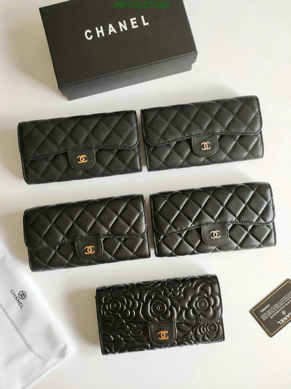 Chanel Bags ( 4A )-Wallet-,Code: ZT1607,$: 49USD