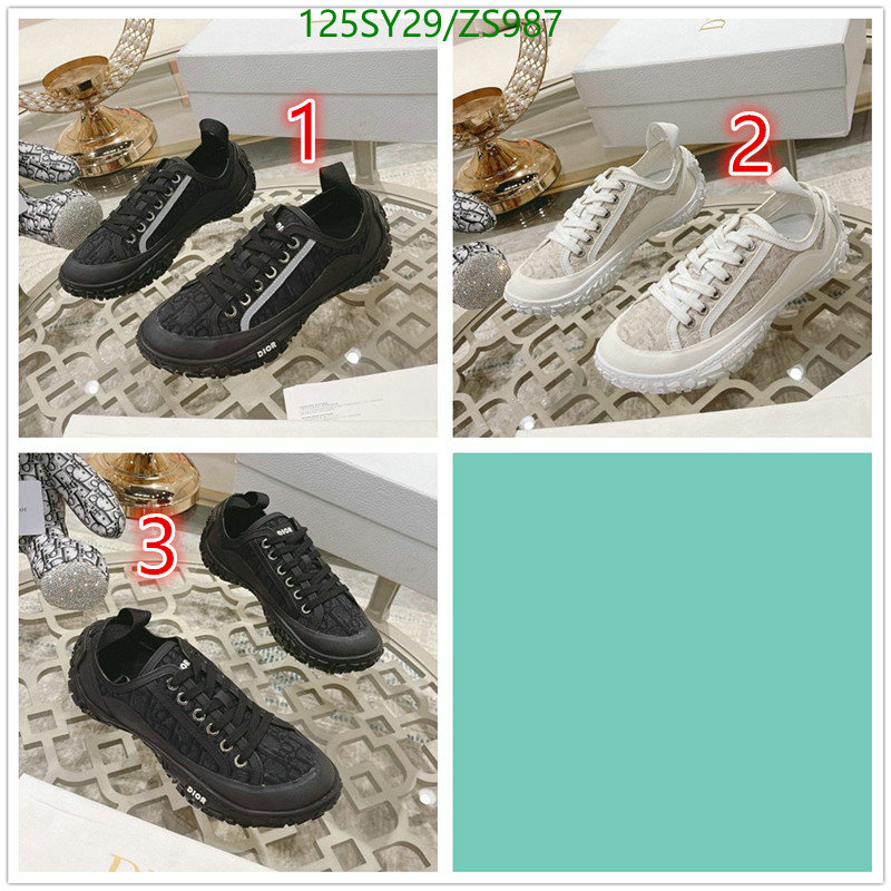 Men shoes-Dior, Code: ZS987,$: 125USD