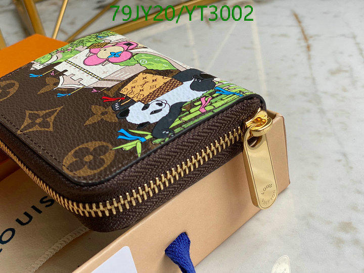 LV Bags-(Mirror)-Wallet-,Code: YT3002,$: 79USD