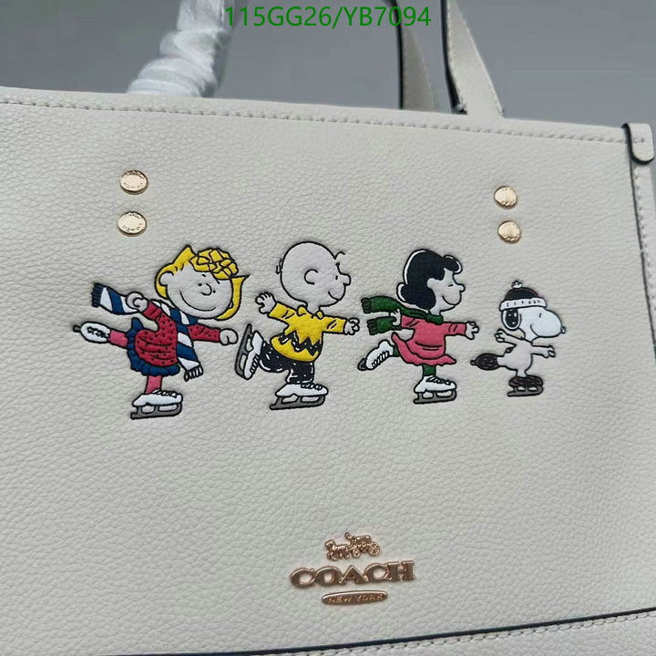 Coach Bag-(4A)-Tote-,Code: YB7094,$: 115USD