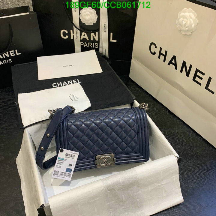 Chanel Bags -(Mirror)-Le Boy,Code: CCB061712,$: 189USD