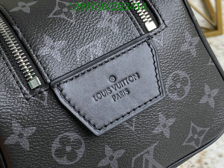 LV Bags-(Mirror)-Vanity Bag-,Code: ZB3414,$: 129USD