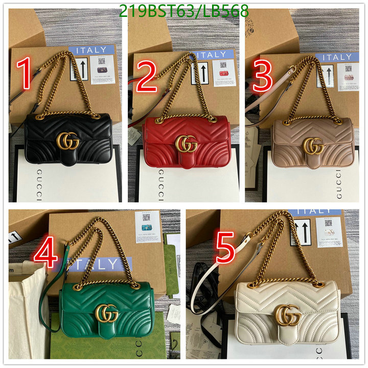 Gucci Bag-(Mirror)-Marmont,Code: LB568,$: 219USD