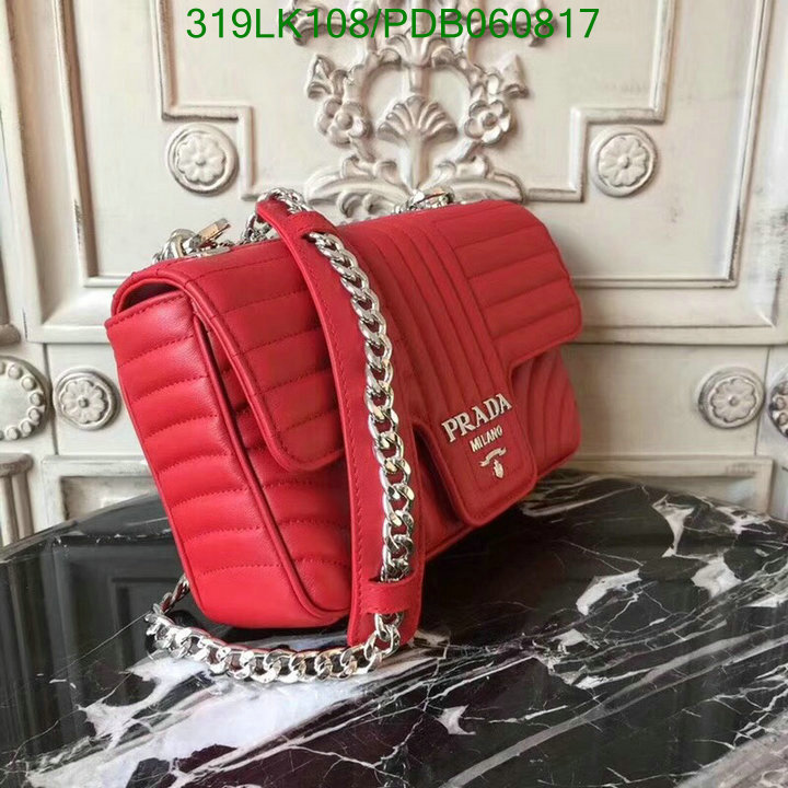 Prada Bag-(Mirror)-Diagonal-,Code: PDB060817,$: 319USD