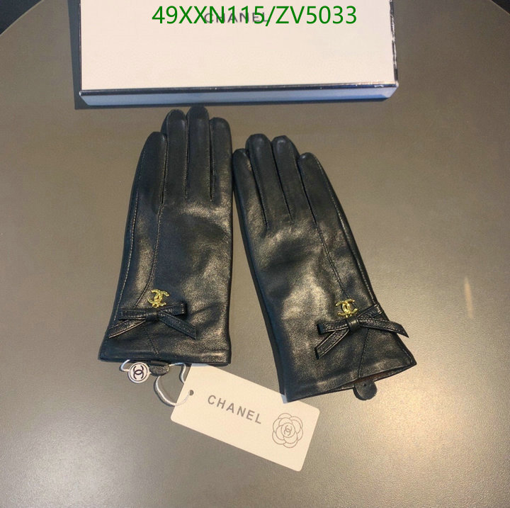 Gloves-Chanel, Code: ZV5033,$: 49USD