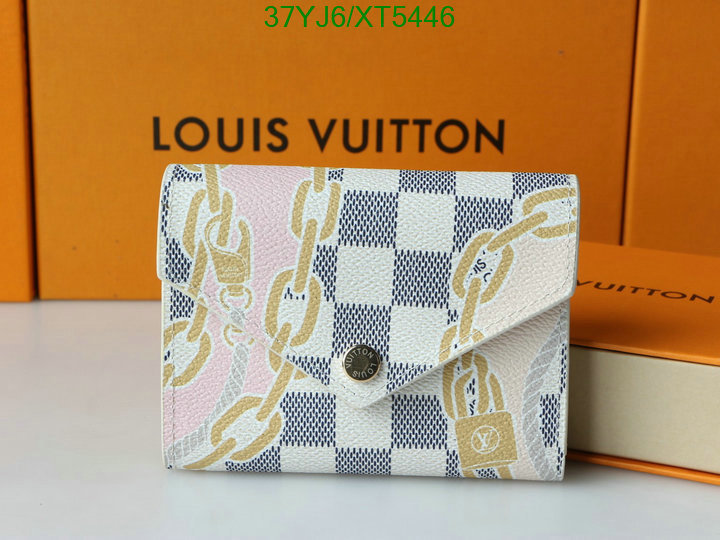 LV Bags-(4A)-Wallet-,Code: XT5446,$: 37USD