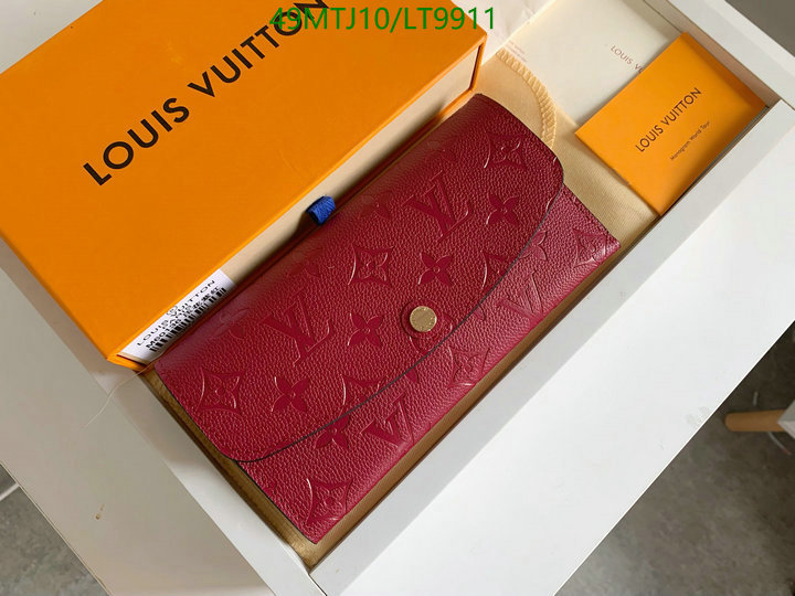 LV Bags-(4A)-Wallet-,Code: LT9911,$: 49USD